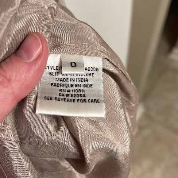 Anthropologie Yoana Baraschi sheer Lace Dress 100% Silk Size 0 - Picture 6 of 8